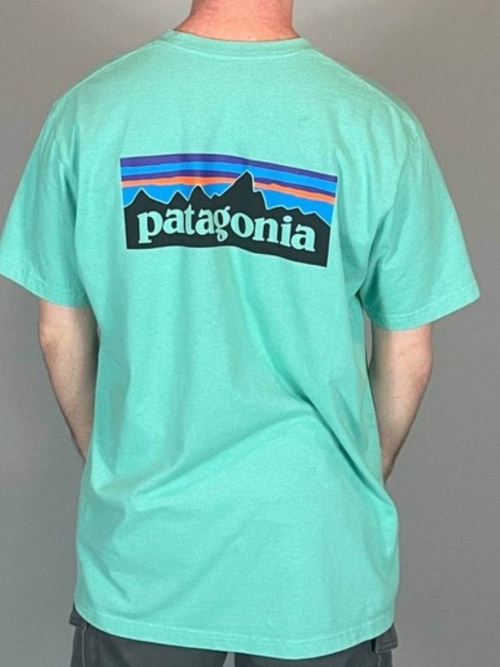 PATAGONIA Mens P-6 Responsibiliti-Tee T-Shirt – Mint Green - XL